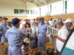 平成29年度総合防災訓練の様子
