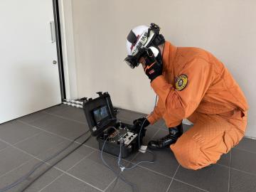 地震警報器の写真