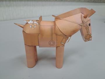 馬形埴輪の写真