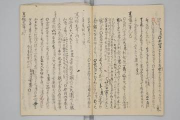 河本一居(著)、河本公輔(抄出)「家録秘抄」(正徳3年から延享4年までの一居の後半生の日誌を公輔が寛政10年に抄出したもの)の画像