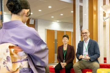 岡山大学茶道部による呈茶