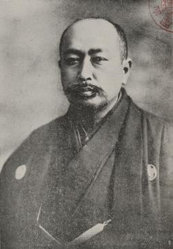 大正7年12月頃の高橋金一郎の肖像写真（坪田鳴水「高橋金一郎言行録」より）の画像
