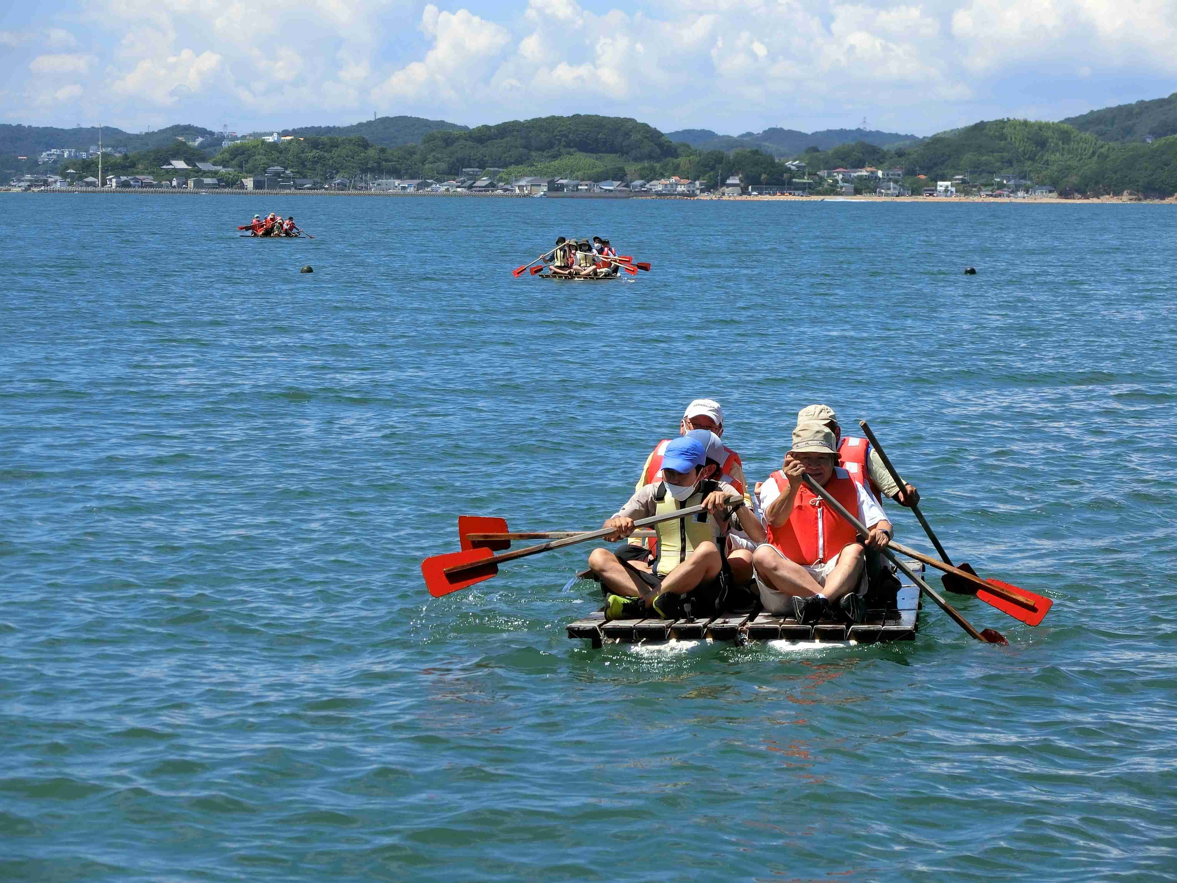 デイキャンプ（いかだ乗り）