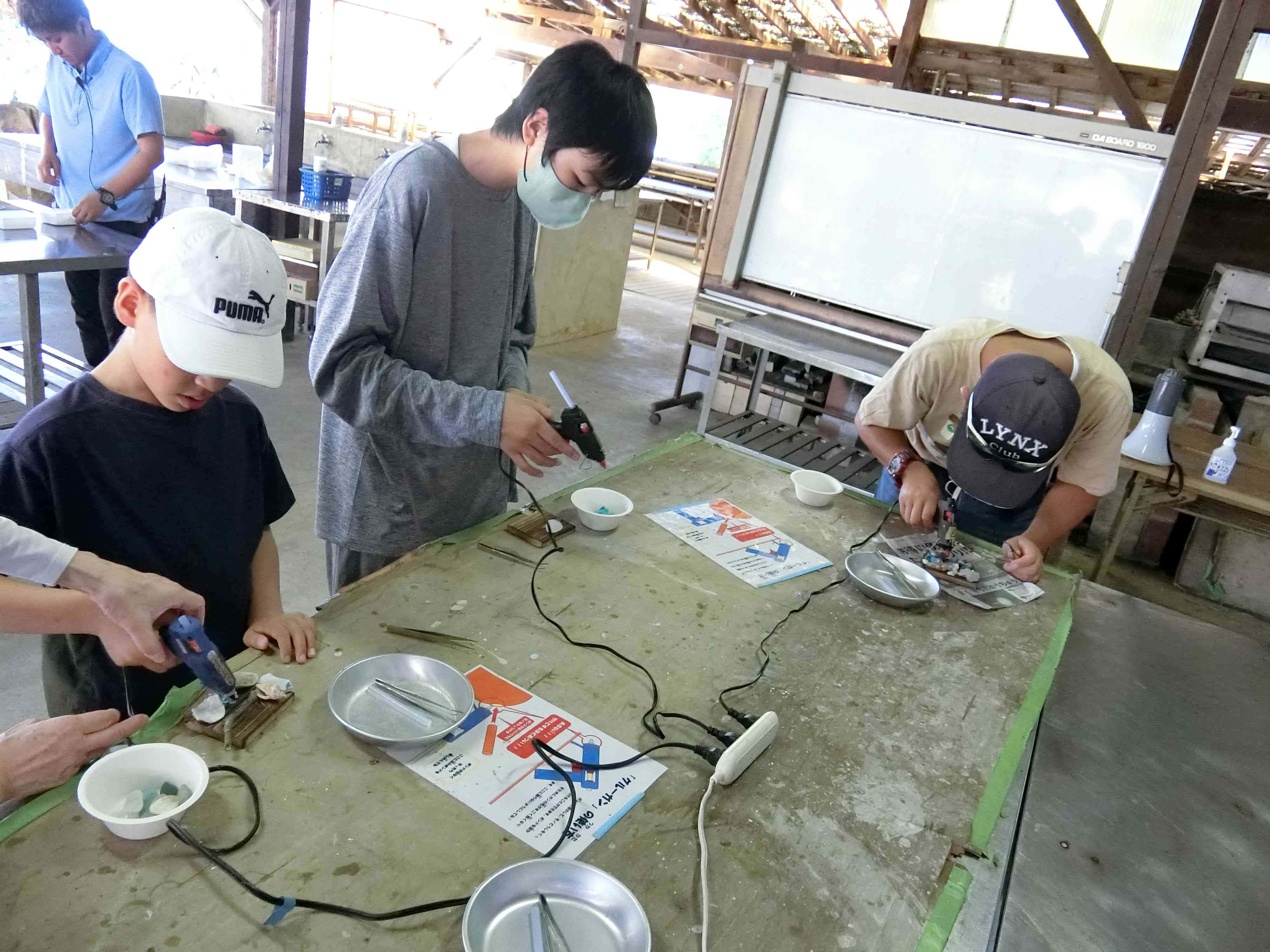 デイキャンプ（工作、海のクラフト作り）