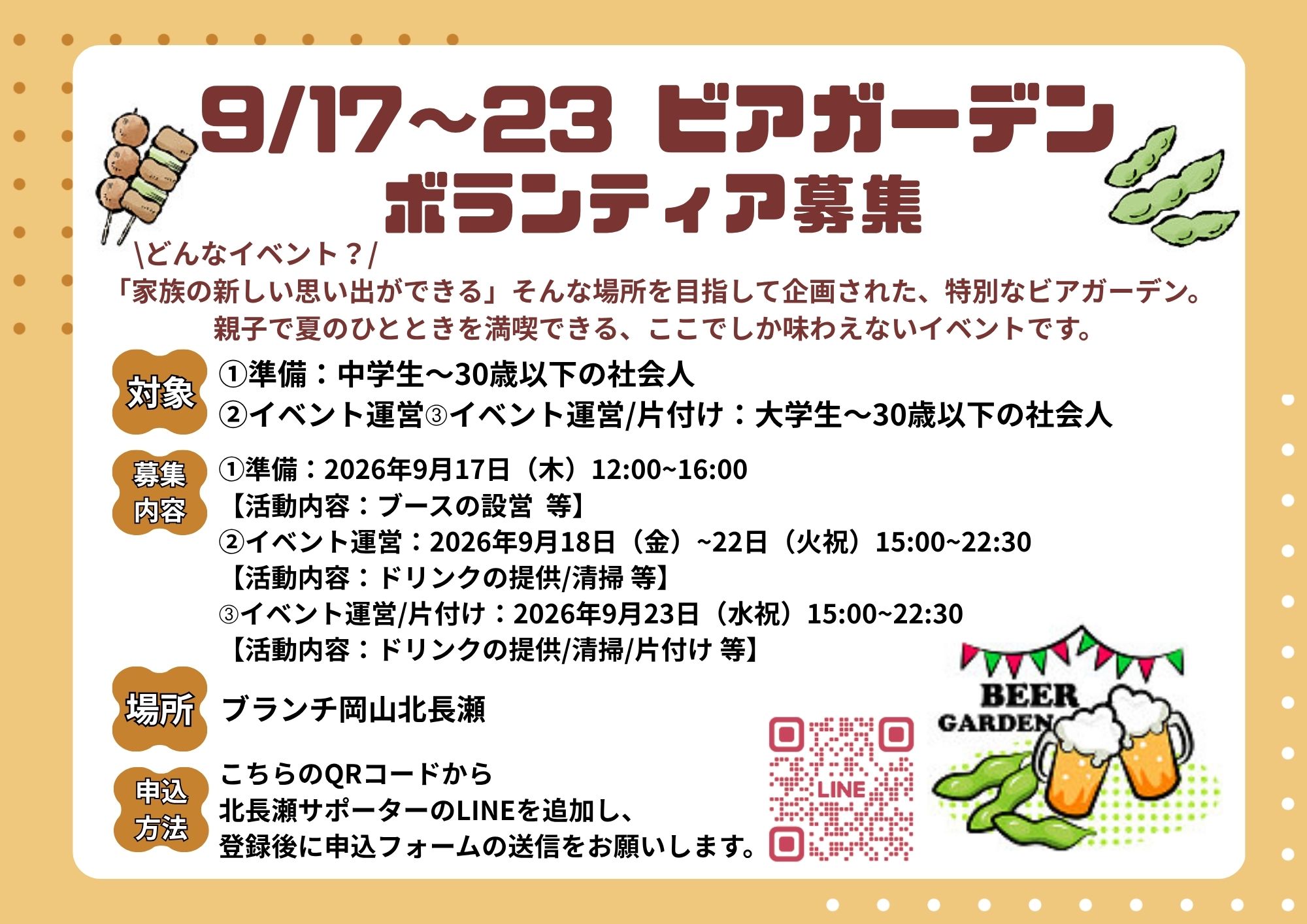 8月北長瀬夕方市
