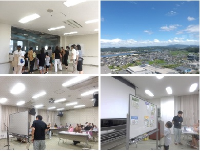 見学と出前講座の様子の写真